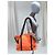 Borsa Prada arancione in nylon e pelle - vista 19