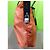 Borsa Prada arancione in nylon e pelle - vista 5