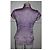 Blusa Met de seda roxo escuro - vista 4
