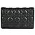 Borsa a spalla Dior Daily Chain Pouch Cannage di Christian Dior Nero - vista 3