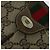 GUCCI GG Supreme Web Borsa Sherry Linea PVC Beige Verde Rosso 904 02 047 Auth EC913 - vista 14