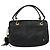 BALLY Bolsa de mão acolchoada de couro preta Auth BA969 Preto