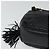 BALLY Bolsa de mão acolchoada de couro preta Auth BA969 Preto - vista 10