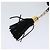 BALLY Bolsa de mão acolchoada de couro preta Auth BA969 Preto - vista 15