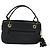 BALLY Bolsa de mão acolchoada de couro preta Auth BA969 Preto - vista 3