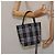 Bolso de mano de nylon negro con estampado Nova Check de BURBERRY Auth hk2393 - vista 19