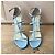 Sandali JIMMY CHOO T.EU 39 Pelle Blu - vista 2