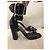Sandali SAINT LAURENT T.EU 38.5 Pelle Nero - vista 2