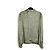 Chloe 1995s Top FR40 Blusa de seda plisada verde UK12 US10 Lagerfeld Chloé - vista 5
