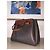 Borsa Loewe Lazo Shopper in pelle marrone e grigia Grigio Marrone scuro - vista 2