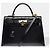 Hermès Sac HERMES Kelly 32 en Cuir Noir - 102606