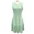 Vestido com barra flare Lela Rose Mint Verde
