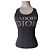 Dior Canotta J’adore Dior Nera in Cotone con Strass Nero