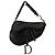 Borsa Saddle Christian Dior in pelle nera Nero