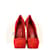 Yves Saint Laurent Escarpins Tribtoo Saint Laurent en daim rouge Bordeaux  - vue 2