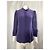 Blusa a maniche lunghe See by Chloé in seta viola Porpora - vista 7