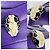Bulgari Bolsa transversal Bvlgari Serpenti Forever em couro de bezerro roxa com alça superior Roxo - vista 3