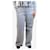 Autre Marque Blue Rose trousers - size L Cotton  ref.2127667