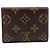 Louis Vuitton Brown Leather Tri-fold Wallet - view 2
