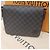 Borsa a spalla Louis Vuitton Messenger District PM Damier Graphite Grigio - vista 4