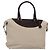 Bulgari BVLGARI Logo Mania Tote Bag aus Canvas Beige Auth BA842