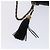 CHANEL Borsa a Spalla Matelassé con Catena in Pelle di Agnello Nera CC Auth bs23838 Nero - vista 14