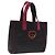 Bulgari Borsa a mano in pelle nera BVLGARI Auth hk2396 Nero