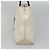 CHANEL Tote Tasche Leder Weiß Silber CC Auth ac3702 - Ansicht 5