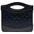 Borsa CHANEL 31 Vintage in Pelle Nera - 102607 Nero - vista 3