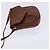 Autre Marque Borsa a spalla in pelle marrone Burberrys Auth ti2945 - vista 5