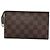 LOUIS VUITTON Pochette Marais Damier Ebene LV Auth BA953 - vista 2