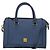 Borsa MCM in pelle Safiano 2 vie blu oro Auth BA863 D'oro
