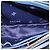 Borsa MCM in pelle Safiano 2 vie blu oro Auth BA863 D'oro - vista 22