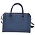 Borsa MCM in pelle Safiano 2 vie blu oro Auth BA863 D'oro - vista 4