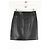 Saint Laurent Mini falda de cuero negra Negro - vista 3