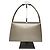 Bolso de cuero patentado 4G vintage de Givenchy gris marrón
