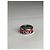 Anello in acciaio vintage Dolce & Gabbana argento/arancione unisex