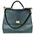 Borsa Dolce & Gabbana Sicily in pelle verde scuro