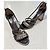 Bottega Veneta Sandali con tacco argento con design intrecciato - vista 6