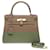 Hermès HERMES Kelly 28 Bag in Etoupe Leather - 102604 Taupe  ref.2128236