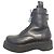 Stivaletti R13 in pelle nera con suola Vibram Nero