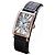 Franck Muller Reloj de pulsera para dama en oro blanco Long Island Negro Azul claro