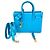 Borsa a tracolla in pelle blu Sac De Jour di Saint Laurent - vista 3