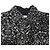 Camicia a maniche lunghe stampata Ba&sh Amelia in viscosa nera - vista 5