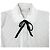 Blusa de algodón blanco a rayas con encaje de Alessandra Rich - vista 5