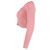 Self portrait Rippstrick-Cropped-Pullover aus rosa Wolle von Self-Portrait Braun Pink - Ansicht 2