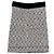 Sandro Jazz Metallic Jacquard Strick Minirock aus schwarzer Wolle