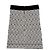 Sandro Jazz Metallic Jacquard Strick Minirock aus schwarzer Wolle - Ansicht 6