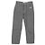 Off White Jeans rectos de tiro alto a rayas recortados Off-White en algodón azul claro