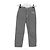 Off White Jeans rectos de tiro alto a rayas recortados Off-White en algodón azul claro - vista 4